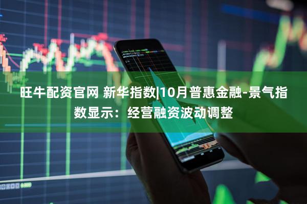 旺牛配资官网 新华指数|10月普惠金融-景气指数显示：经营融资波动调整